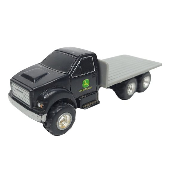 ERTL Diecast John Deere Flatbed Truck Black Gray 1:64 Scale J0515YL01 - Picture 2 of 9